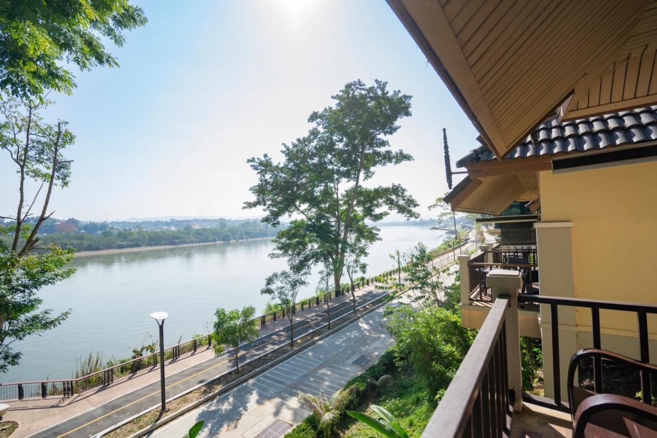 צ'יאנג קונג Chiangkhong Teak Garden Riverfront Onsen Hotel- Sha Extra Plus מראה חיצוני תמונה