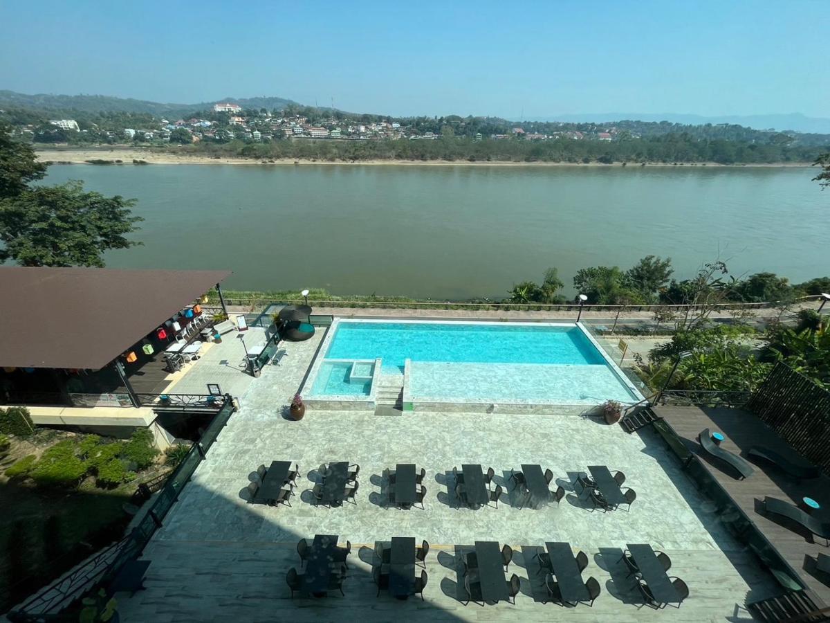 צ'יאנג קונג Chiangkhong Teak Garden Riverfront Onsen Hotel- Sha Extra Plus מראה חיצוני תמונה