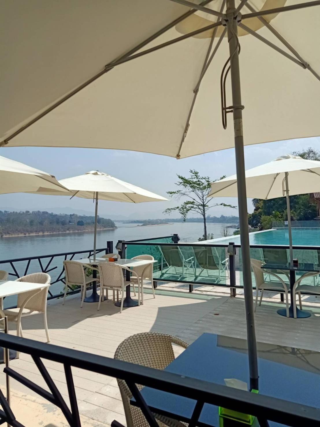 צ'יאנג קונג Chiangkhong Teak Garden Riverfront Onsen Hotel- Sha Extra Plus מראה חיצוני תמונה